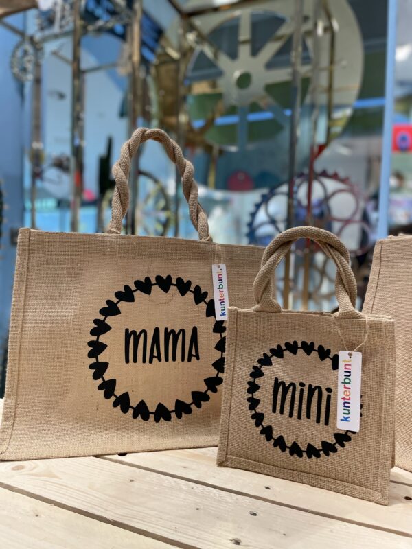 Jute Shopper Mama Mini