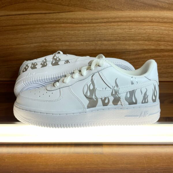 Custom Sneaker Design Flames Air Force 1