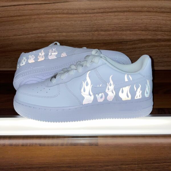 Custom Sneaker Design Flames Air Force 1