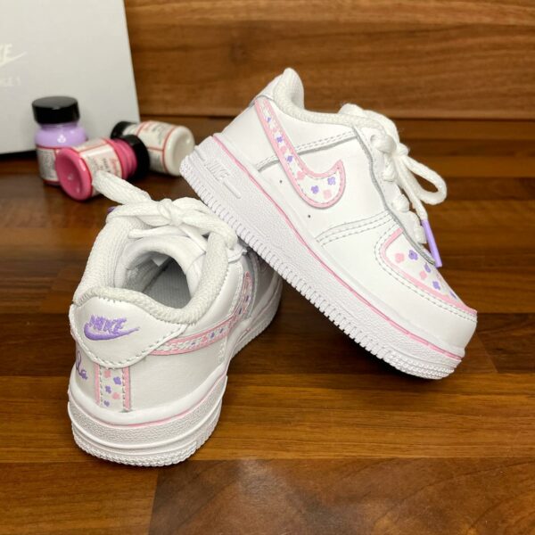 Custom Sneaker Design Pink Flowers Air Force 1