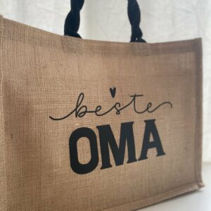 Jute Shopper Beste Oma