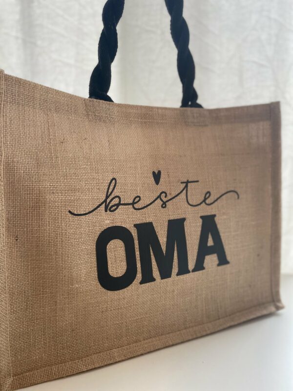 Jute Shopper Beste Oma