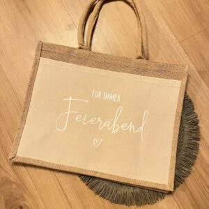 Jute Shopper Feierabend